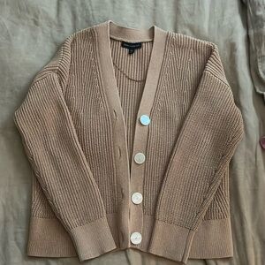 Banana republic tan cardigan